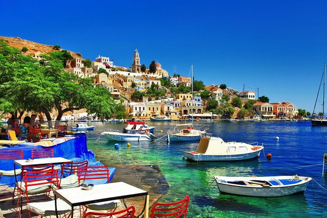 Boat Trip to Symi Island with swimming stop at St George Bay - Why Symi makes this long boat day worthwhile