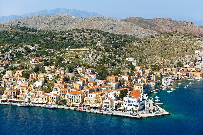 Boat Trip to Symi Island with swimming stop at St George Bay - The Saint George Bay swimming stop