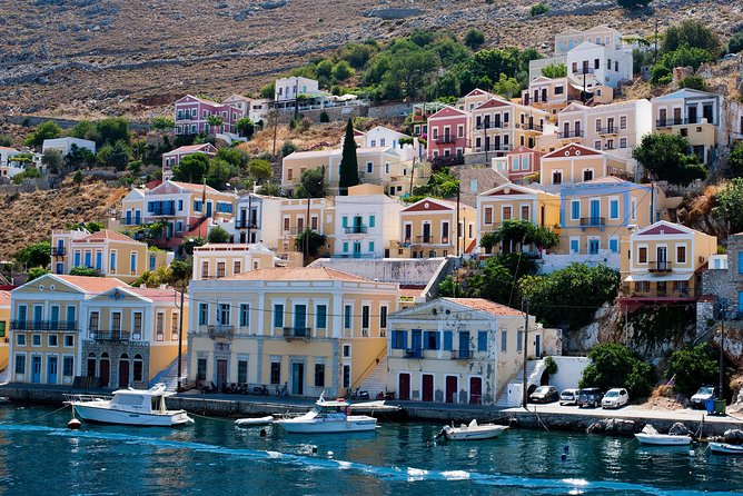 Boat Trip to Symi Island with swimming stop at St George Bay - What the boat ride is really like