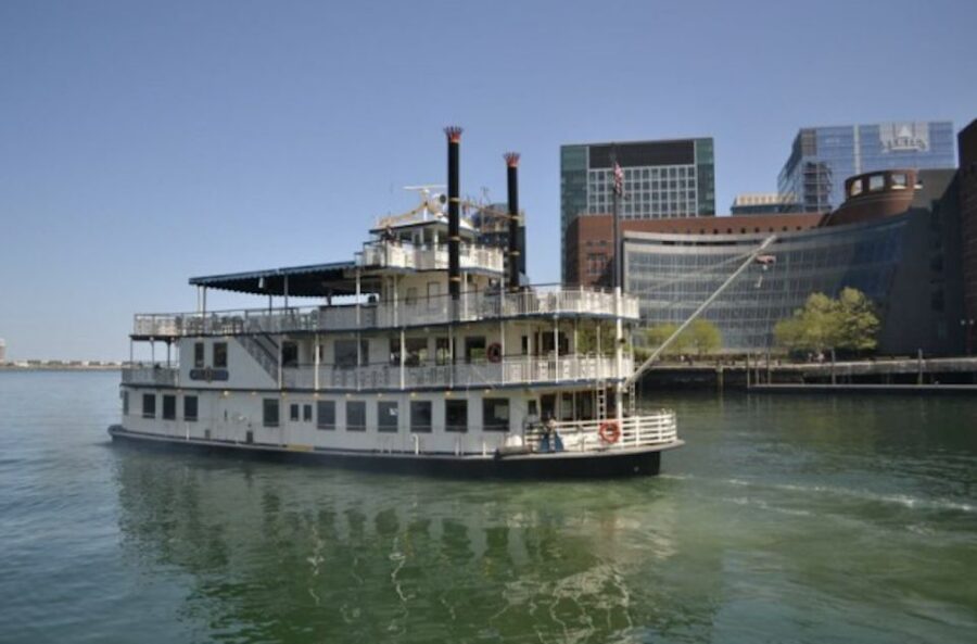 Boston: Scenic Harbor Cruise (Dog-Friendly) - USS Constitution at the Charleston Navy Yard