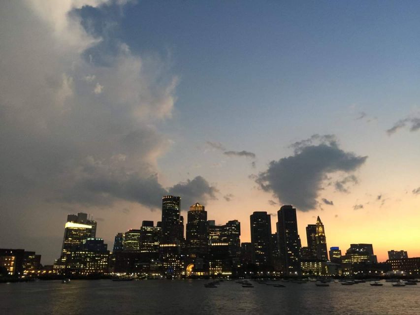 Boston: Scenic Moonlight Harbor Cruise - The North End and the return to Rowes Wharf