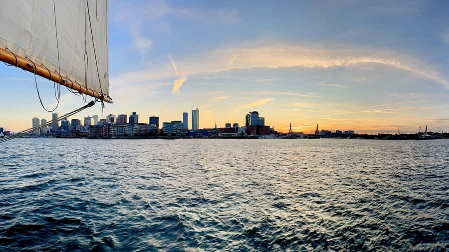 Boston: Sunset Tall Ship Harbor Cruise - Meeting the ship at Fan Pier Marina