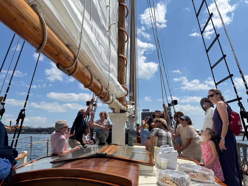 Boston: Tall Ship Harbor Sail - Leaving Fan Pier Marina for the harbor