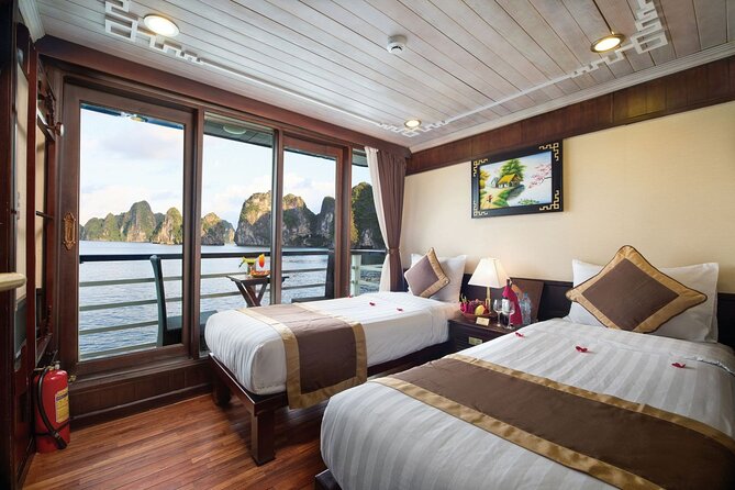 BOUTIQUE CRUISES Halong Bay 2 Days,1 Night Tour: Swimming,Caving, and Kayaking - Sung Sot Cave and the limestone islands