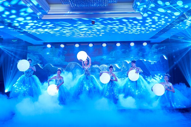 Buffet on Paradise Delight Dining Cruise Halong Bay Tour - The illuminated grotto and limestone cave visit