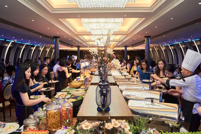 Buffet on Paradise Delight Dining Cruise Halong Bay Tour - Starting point, group size, and practical details