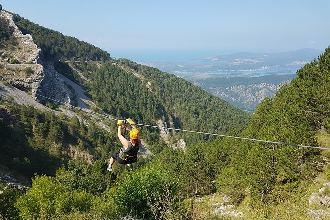 Cable car + Electric MTB from Njegos Mausoleum to Kotor bay - Horizont Bar and the final views