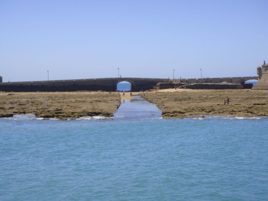 Cádiz: Bay of Cádiz Catamaran Tour with Host - The bar, seating, and onboard comfort
