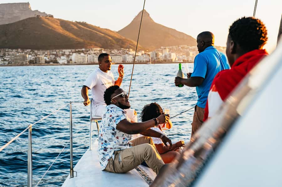 Cape Town: Sunset Catamaran Cruise on Table Bay with Bubbles - The best seat depends on the weather
