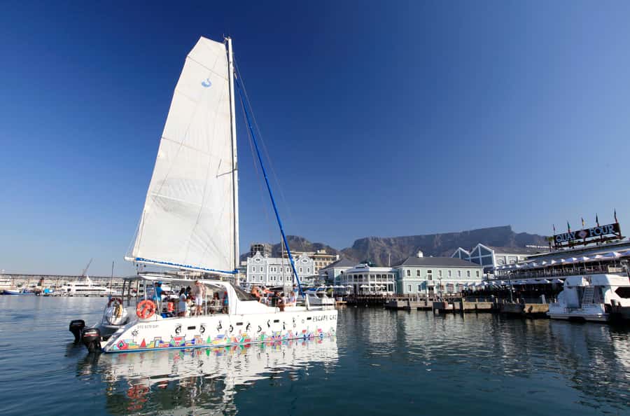 Cape Town: Table Bay Cruise by Catamaran - Boarding Escape Cat, the 39-foot catamaran
