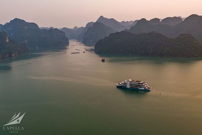 Capella Cruise Halong Bay 2Day/1 Night 6 Star Cruise All Included - From Hanoi to Hon Gai Harbour