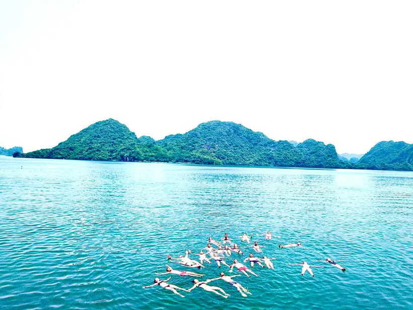 CAT BA :2D1N Lan Ha bay-Ha Long bay with Plankton Excursion - Dau Be Island and the three hidden lagoons