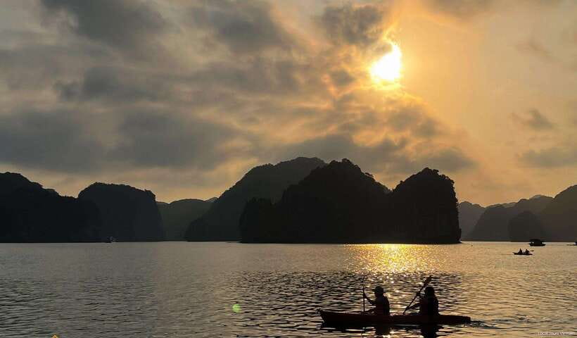 Cat Ba Island-Lan Ha Bay Day Trip: Kayaking, Swimming,Biking - Swimming near Ba Trai Dao