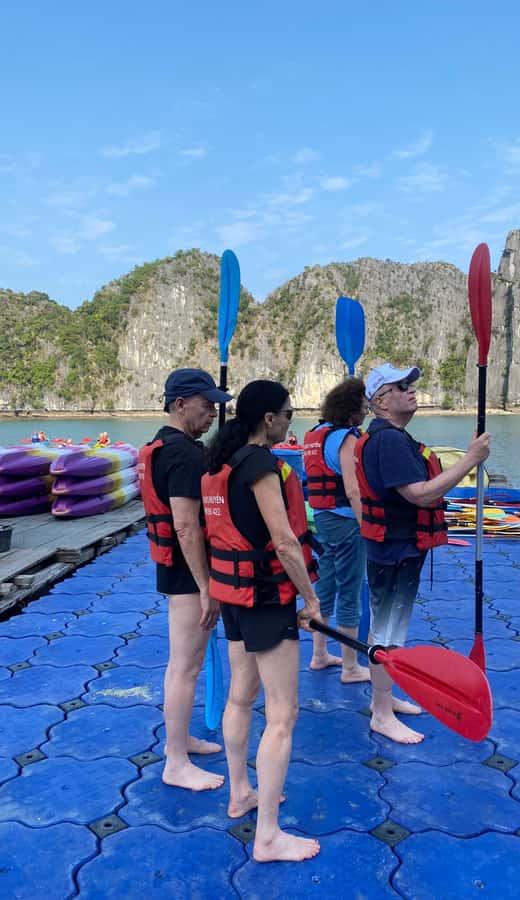 Cat Ba : Lan Ha Bay Bioluminescent Plankton Kayak Boat Tour - Kayaking in the dark