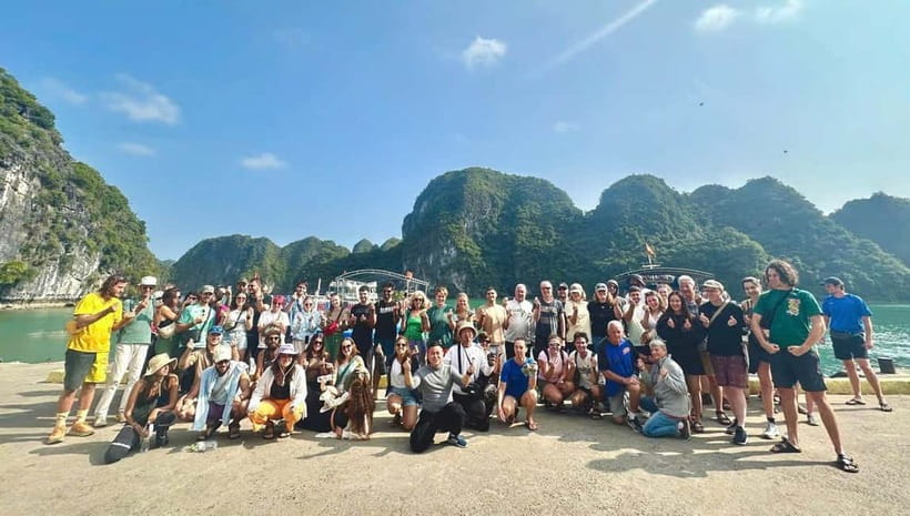 CAT BA: LAN HA & HALONG BAY – KAYAK, BIKE, LUNCH, SNORKEL - A full day from Cat Ba Town to the open bay