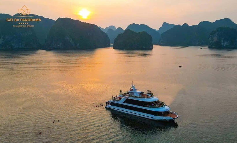 Cat Ba: Sunset on Lan Ha Bay with Sunset Party - Cai Beo and its 7,000-year story