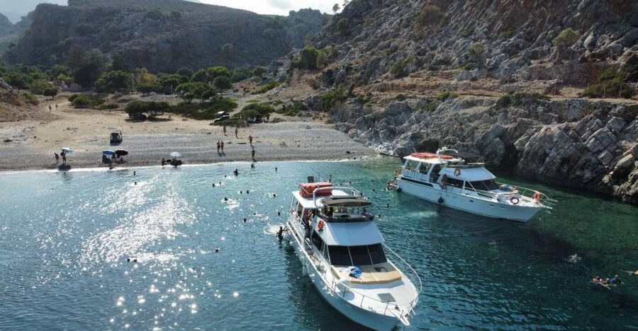 Chania: Menies Beach & Chironisia Bay Cruise with Snorkeling - Why Menies Beach is the main event