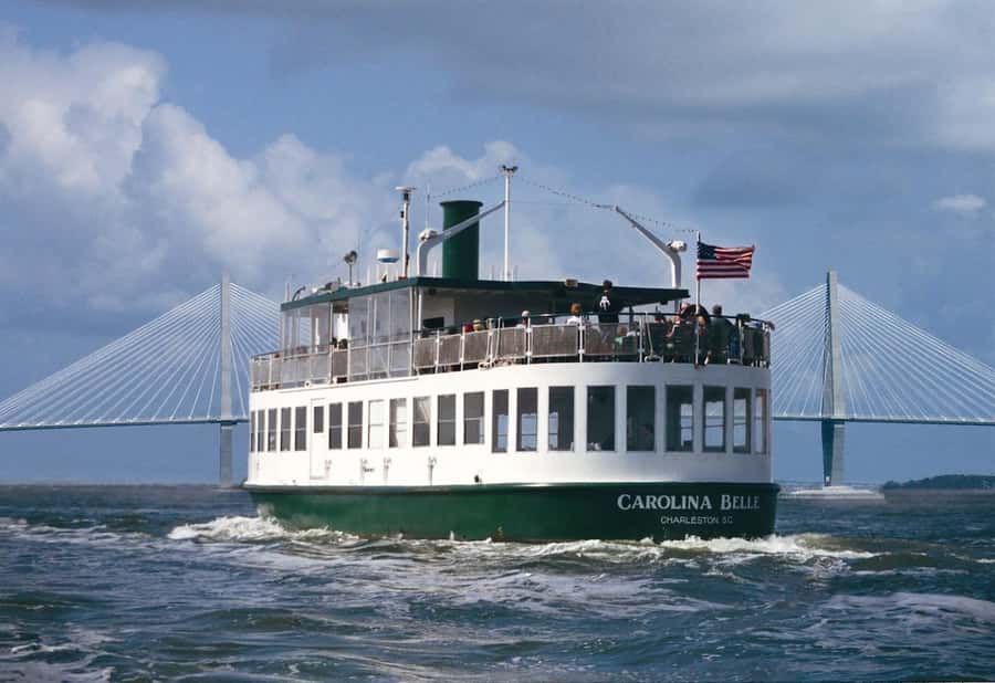 Charleston: Daytime or Sunset Historic Harbor Cruise - Military ships, bridges, and modern Charleston