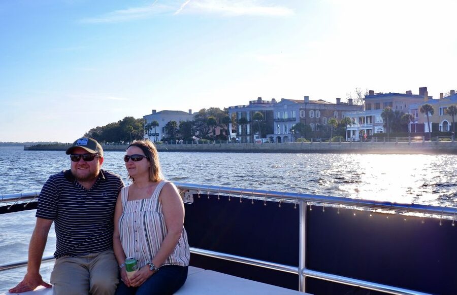 Charleston: Haunted History Harbor Cruise - Charleston from the water after dark