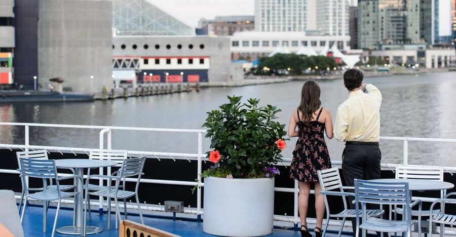 City Cruises Baltimore: Dinner & Dance Harbor Cruise - Boarding at 561 Light Street