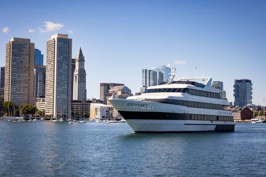 City Cruises Boston: Premier Brunch or Dinner Harbor Cruise - Dinner brings a plated three-course meal