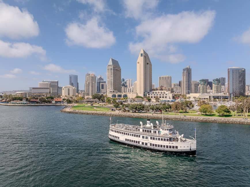 City Cruises San Diego: Best of the Bay Scenic Harbor Tour - Star of India, the airport, and the harbor’s working edge