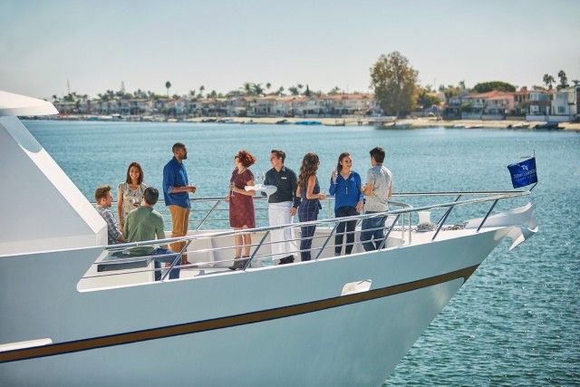 City Cruises San Diego: Best of the Bay Scenic Harbor Tour - Returning past Petco Park, Seaport Village, and USS Midway