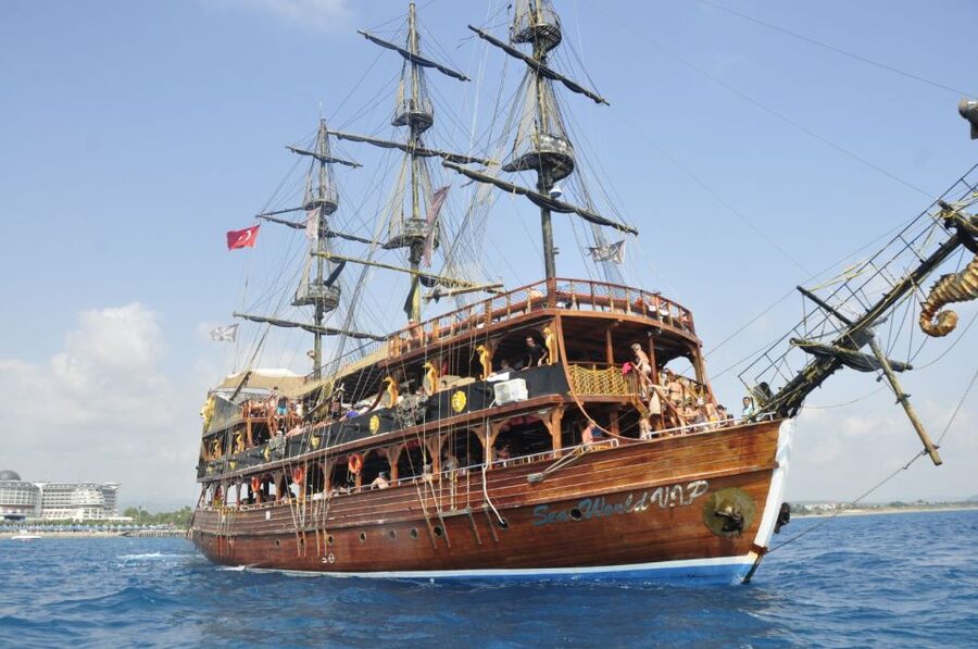 City of Side: Side & Caretta Bay Boat Trip w/ Lunch & Drinks - Why the foam party changes the mood
