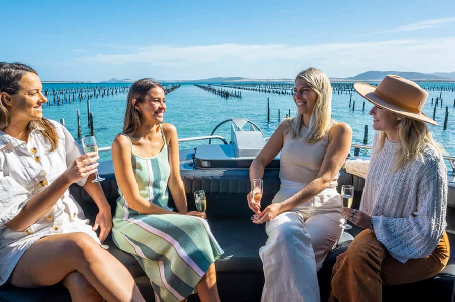 Coffin Bay: Oyster Farm Boat Tour with Wading & 12 Oysters - What the three hours look like