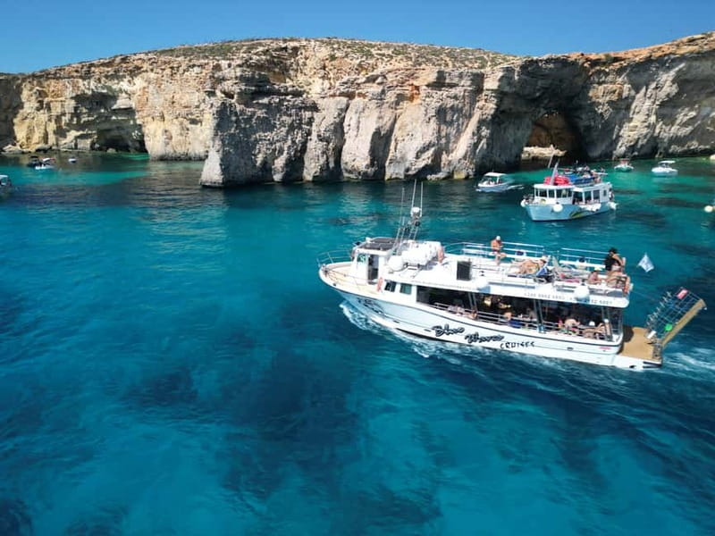 Comino Blue Lagoon & Crystal Lagoon - 3 Bay Cruise - Why the smaller boat matters around Comino