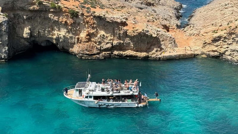 Comino Blue Lagoon & Crystal Lagoon - 3 Bay Cruise - Crystal Lagoon: your first hour in the water