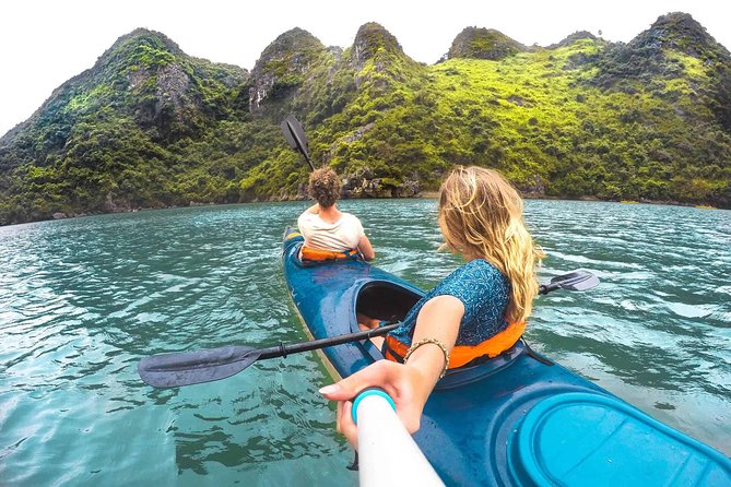 Cruising Halong Bay - Lan Ha Bay 2 Days on boat - Cabin with balcony - Sunset, cooking, and evening activities on board