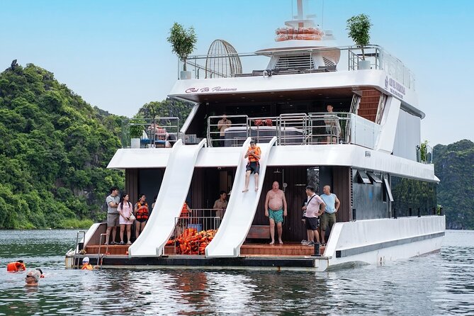 D'Charme Luxury Day Cruise Discover the MOST Stunning Lan Ha Bay - Summer route: Viet Hai Village and a 5-kilometer ride