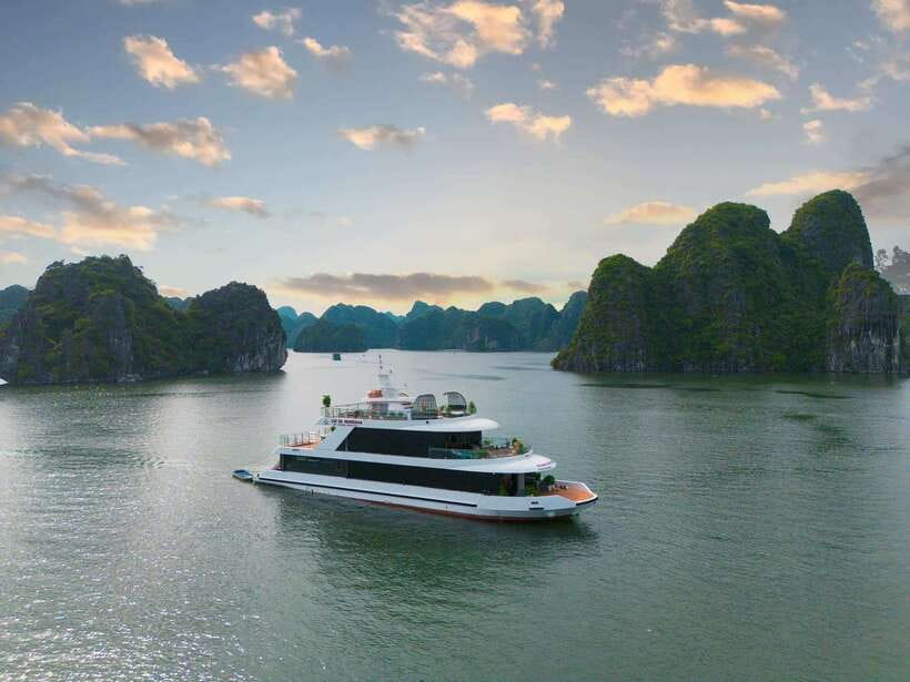 D'Charme Luxury Day Cruise Discover the Stunning Lan Ha Bay - Viet Hai Village and the 5-kilometer electric-car ride