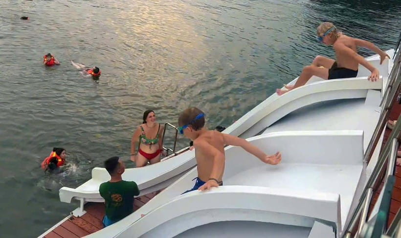 D'Charme Luxury Day Cruise Discover the Stunning Lan Ha Bay - Around 3:00, back to Cat Ba Town
