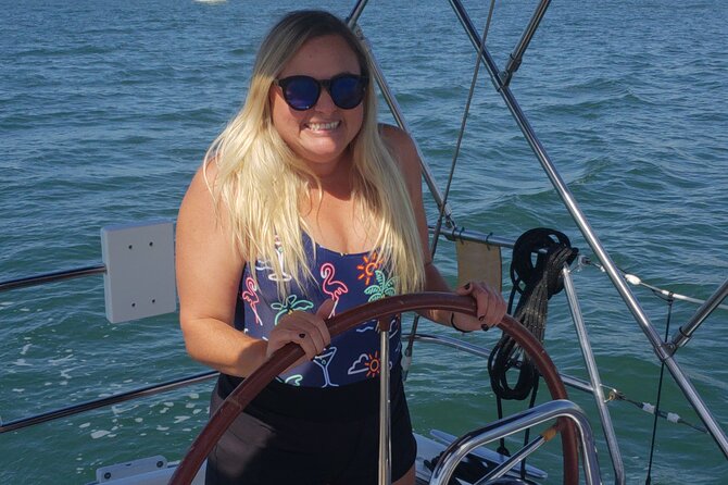 Daytime Sailing Along San Diego's Skyline - Captain Adam, Nick, Rick, Bree, and the human touch