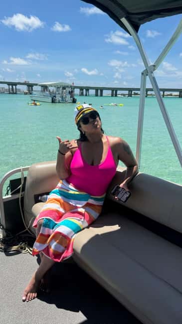 Destin: Crab Island Boat Adventure With Cruise Destin Bay - From East Dock Slip 1 to Crab Island