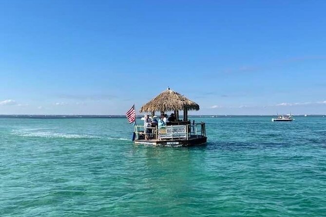 Destin's Floating Tiki Bar Cruise: 360° Harbor Views - What the floating tiki boat is really like