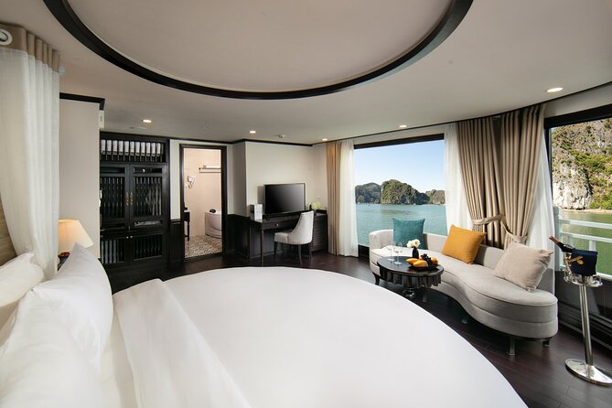 Discover Ha Long Bay in 2 Days and 1 Night Cruise Experience - Evening on a wooden junk