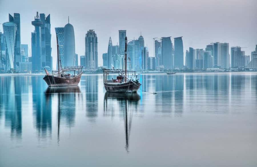 Doha: Cultural Dhow Harbor Cruise with Optional Tea & Dinner - Boarding near the Old Qatar Museum