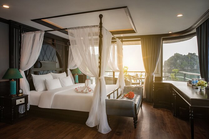 Dora Cruise – Best 2D1N Luxury Cruise in Halong & Lan Ha Bay - Day two: Tai Chi, Dark and Bright Caves, and the final lunch