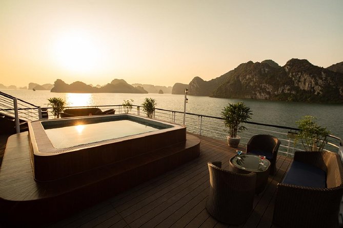 Doris Cruise 5 star cruise 2 days visiting Halong Bay Lan Ha Bay private balcony - Service, food, and the people who shape the stay