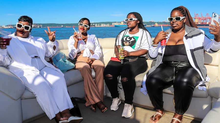 Durban: Pontoon Boat Harbor Cruise - Music, photographs, and the crew