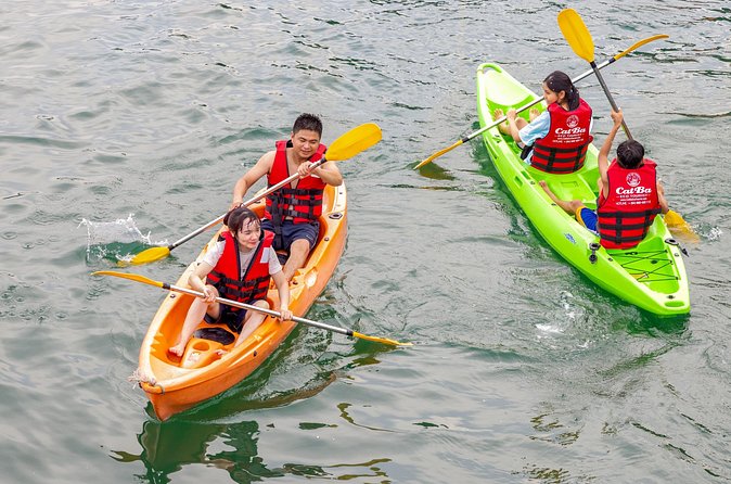 Eco Day Cruise & Kayak Adventure Lan Ha Bay, Ha Long Bay Southern - Cai Beo Floating Village and the first cruise