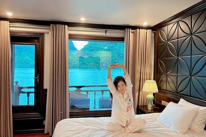 Erina Cruise Lan Ha Bay Halong Bay 3 days 2 nights depart from Hanoi Old Quarter - Cabins, food, and service