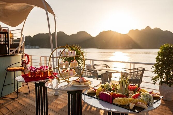 Explore Lan Ha Bay with 5-Star Serenity Day Cruise from Hanoi - Kayaking, swimming, and water slides in Lan Ha Bay