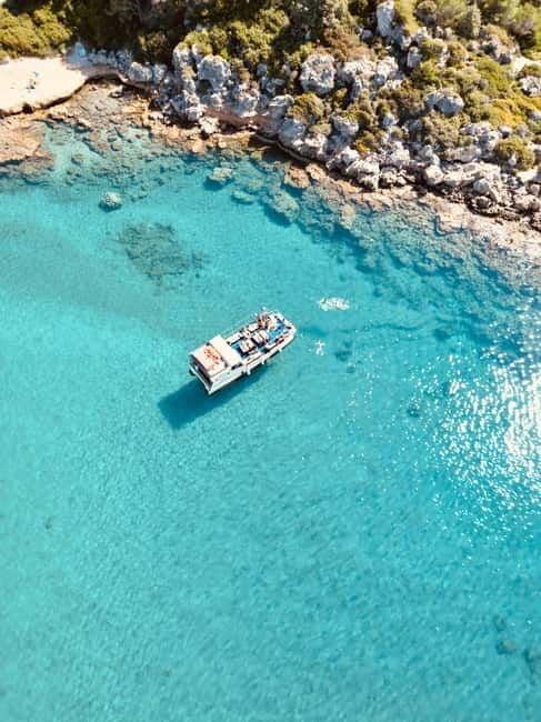 Faliraki: Yellow Sub Cruise to Anthony Quinn Bay & the Caves - Swimming inside the Traganou Caves