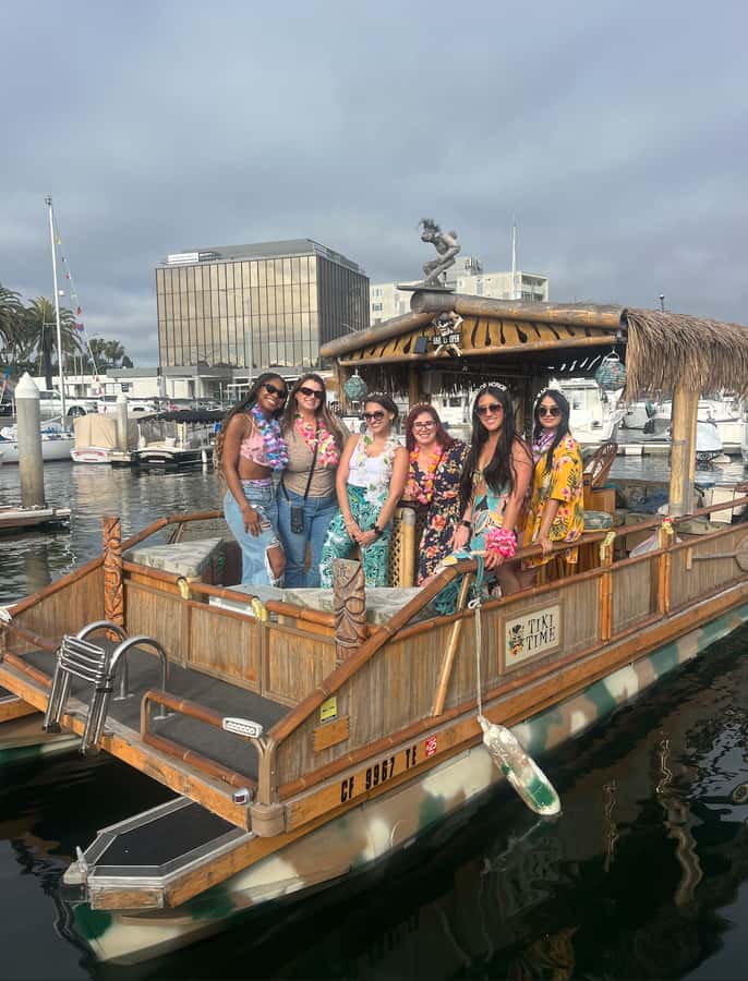 Floating Tiki Bar Harbor Cruise - Your Food, Drinks, and Music Set the Tone