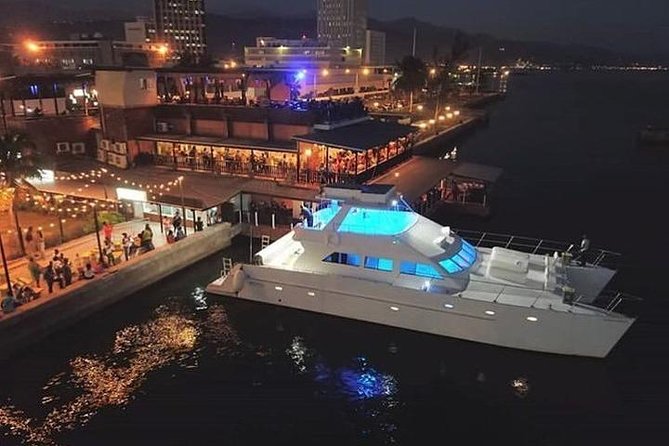 Friday Evening Kingston Harbour Cruise, Sunday Beach Cruise or Charter Our Boats - What Kingston Harbour looks like after dark