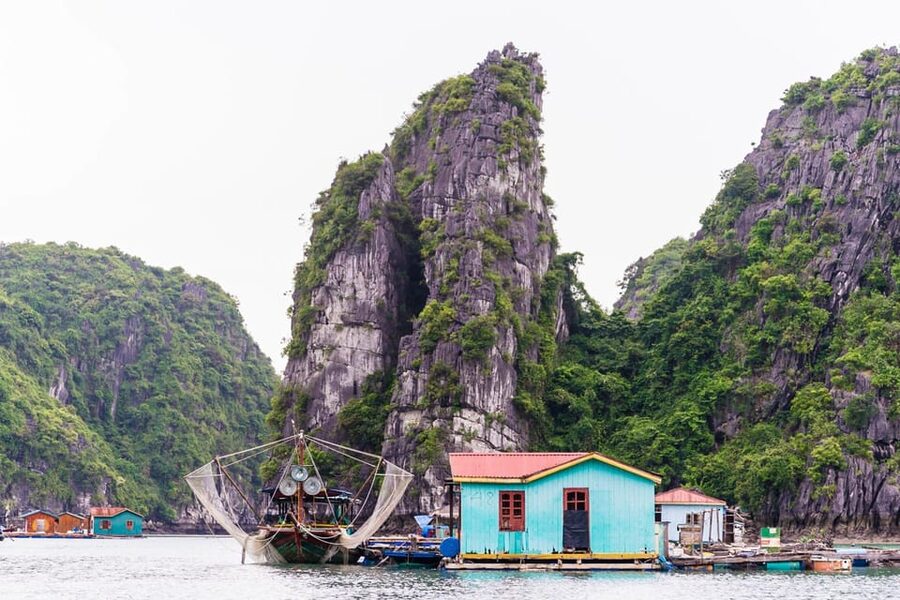 From Cat Ba: Amazing Sunset Boat Tour in Lan Ha Bay - From Cat Ba Town to Ben Beo Harbour